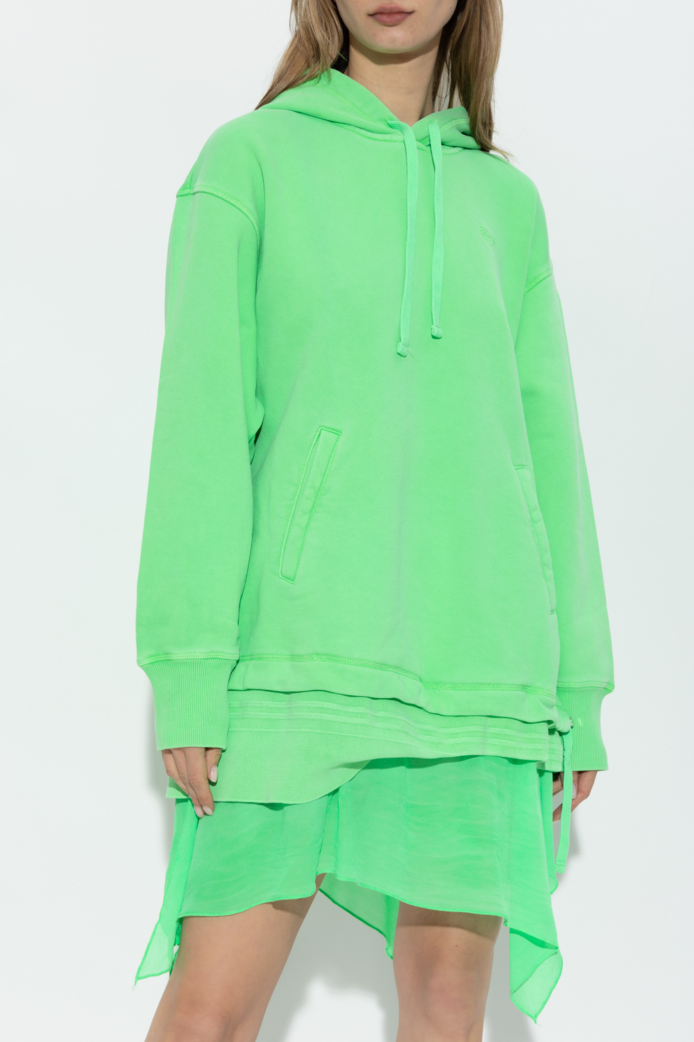 Neon green sale hoodie dress